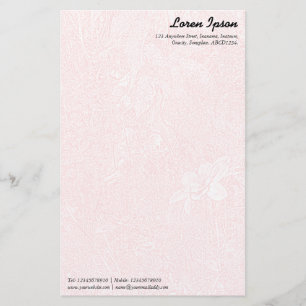 Garden - Subtle Pink Stationery
