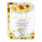 Garden Sunflowers Elephant Neutral Baby Shower