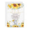 Garden Sunflowers Elephant Neutral Baby Shower