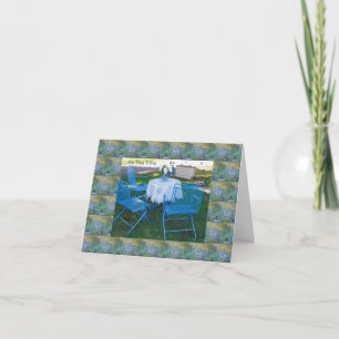 Garden Tea Time Card