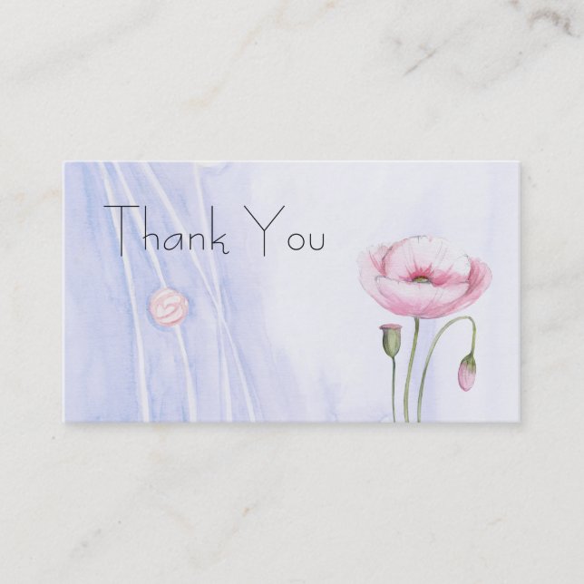 Garden Thank You Business Card (Front)