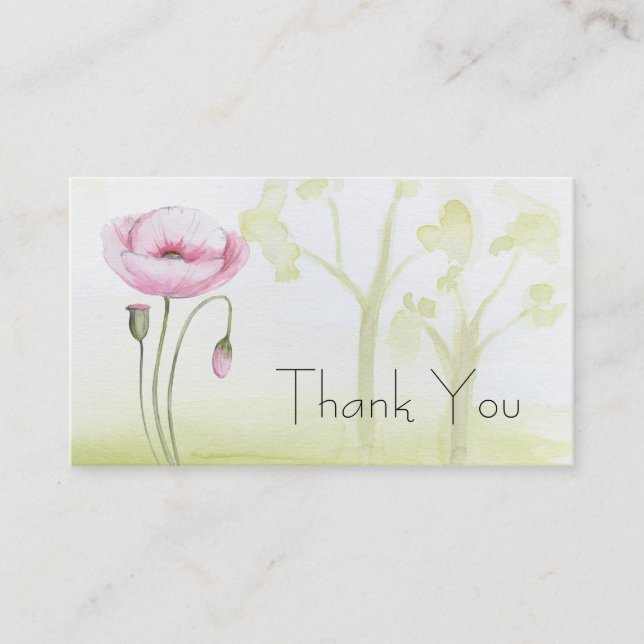 Garden Thank You Business Card (Front)