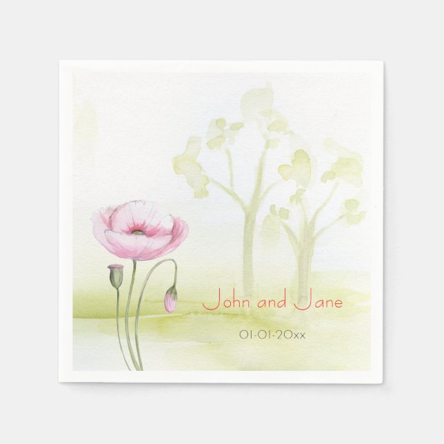Garden Theme Napkin (Front)