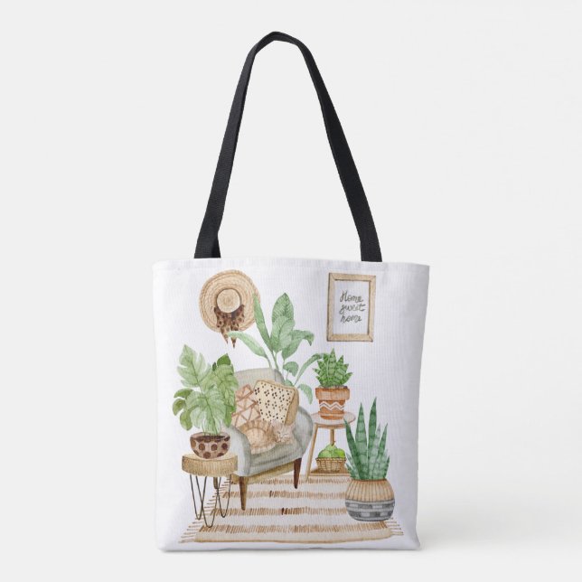 Garden Theme Tote Bag (Back)