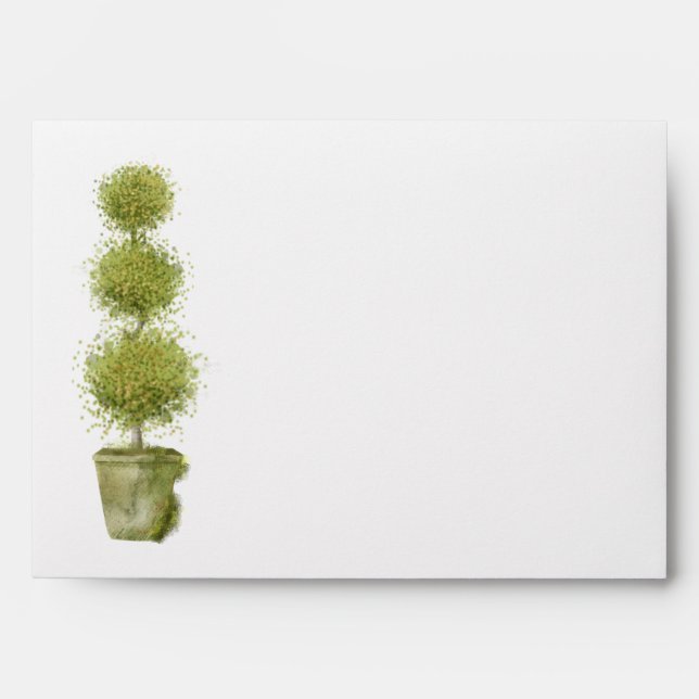 Garden Topiary Envelope (Front)