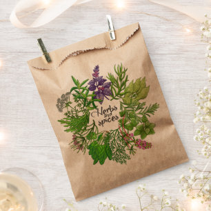 Garden Treasures Gift Seeds Herbs Favour Bags