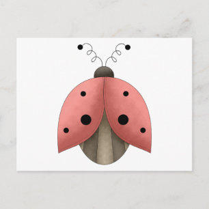 Garden Treasures · Ladybug Postcard