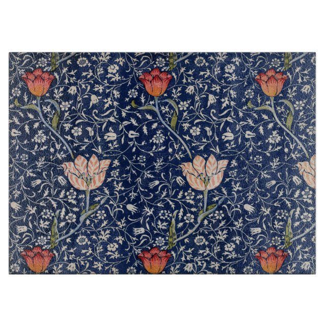 Garden Tulip (Medway) by William Morris   Cutting Board (Front)