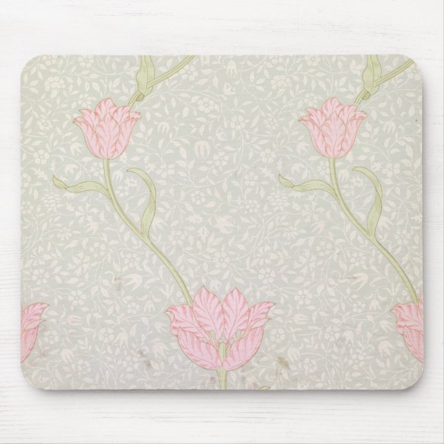 'Garden Tulip' wallpaper design, 1885 Mouse Pad (Front)