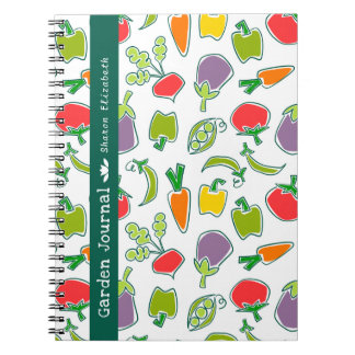 Garden Veggies Personalised Garden Journal