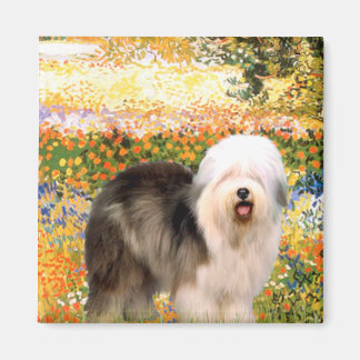 Garden (VGogh) - Old English 12 Magnet