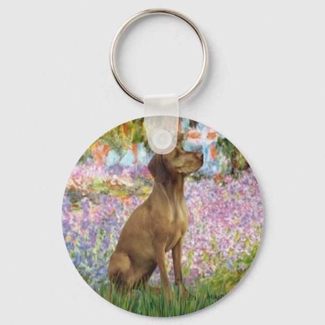 Garden - Vizsla 1 Key Ring (Front)