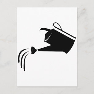 Garden Watering Can - Gardening Water Postcard
