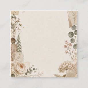 Garden Wedding Invitation with Natural