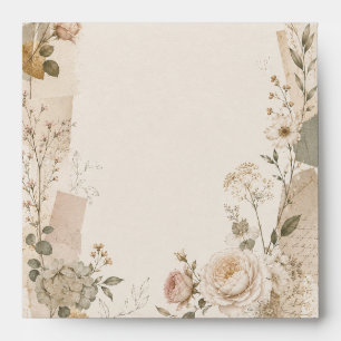Garden Wedding Invitation with Natural Envelope