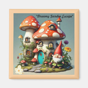 "Garden Whimsy Paradise" Magnet