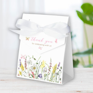 Garden Wildflowers Watercolor Favour Box