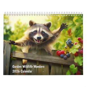 Garden Wildlife Wonders 2026 Calendar