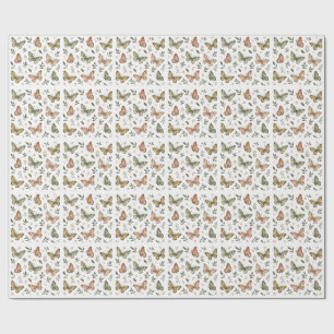 Garden Wings Butterfly Gift Wrap