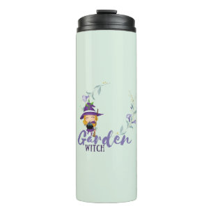GARDEN WITCH - Personalise with text, spell, sigil Thermal Tumbler