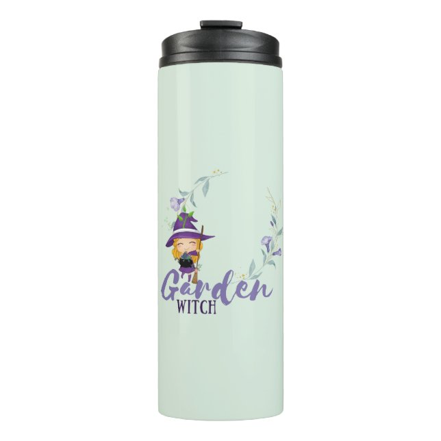 GARDEN WITCH - Personalise with text, spell, sigil Thermal Tumbler (Front)