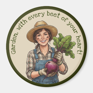 Garden With Every Beet of Your Heart Magnet
