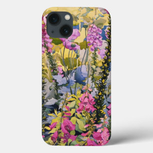 Garden with Foxgloves iPhone 13 Case