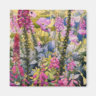 Garden with Foxgloves Magnet