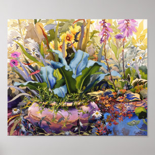 Garden with Plants 2000 Poster
