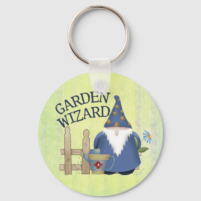 Garden Wizard Key Ring (Front)