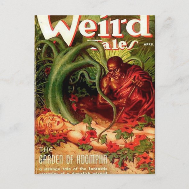 Gardener and Napping Woman Postcard (Front)