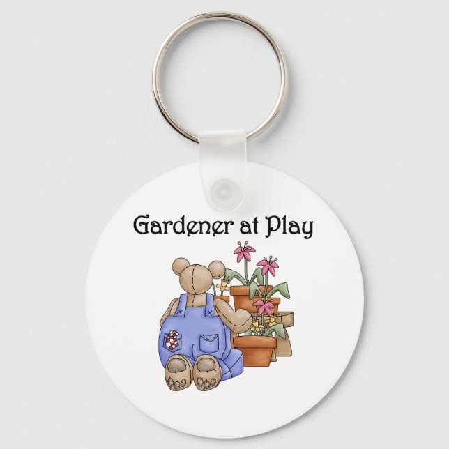 Gardener at Play Key Ring (Front)