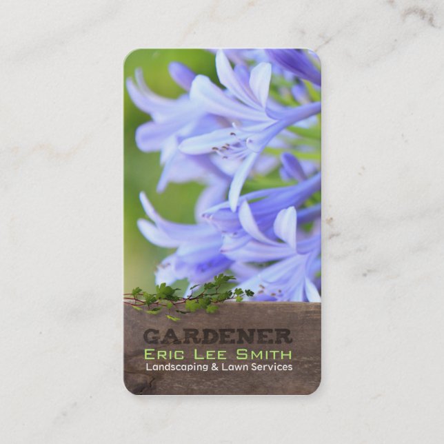 Gardener Business Card (Front)