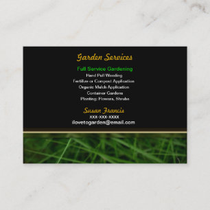 Gardener Business Card