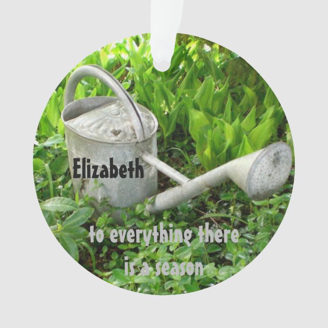 Gardener - Customise With Name Ornament (Front)