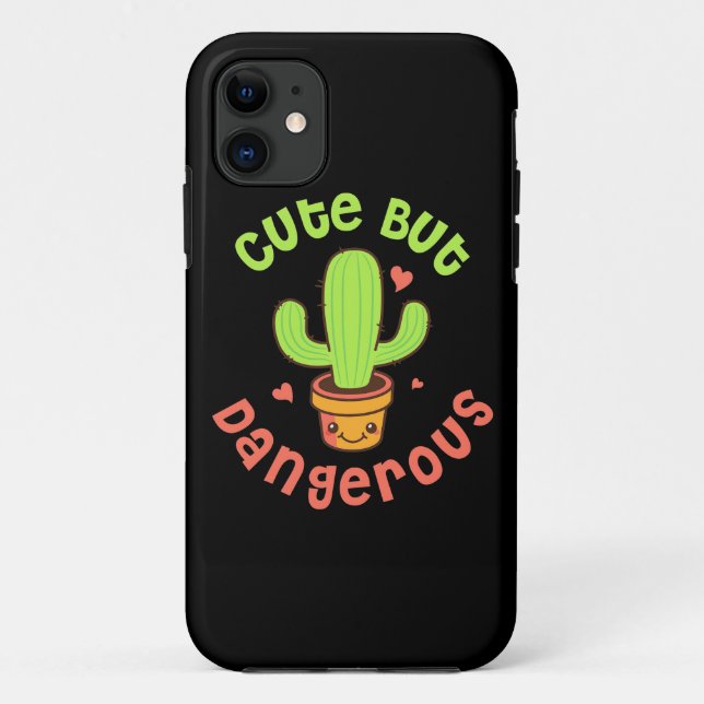 Gardener Cute But Dangerous Case-Mate iPhone Case (Back)