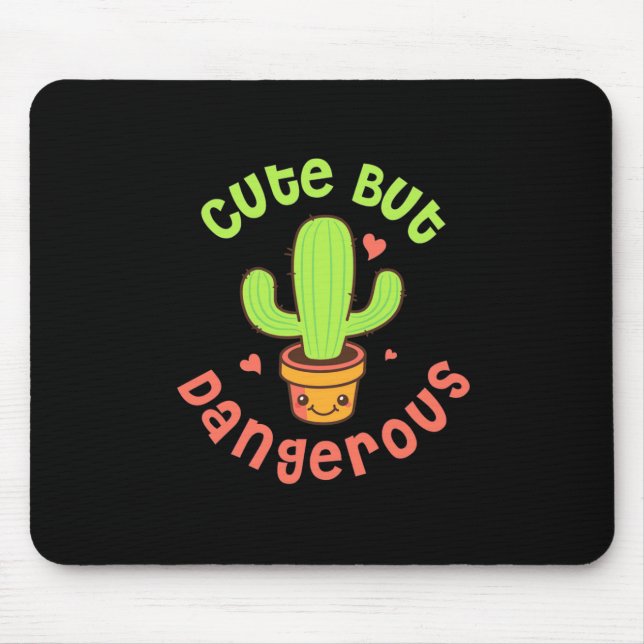 Gardener Cute But Dangerous Mouse Pad (Front)