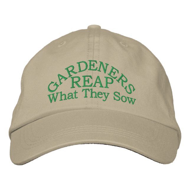 Gardener  embroidered hat (Front)