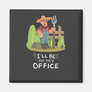 Gardener Gardening Magnet