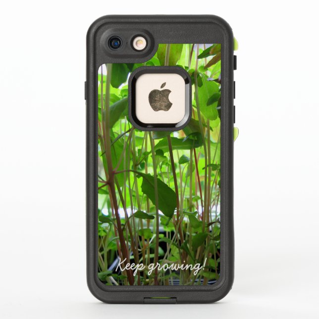 Gardener Keep Growing LifeProof iPhone Case (Back)