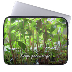 Gardener Keep Growing Plants Laptop Sleeve