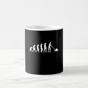 Gardener Lawn Mower Evolution Coffee Mug