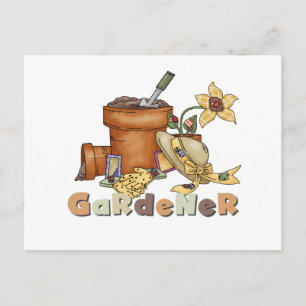 Gardener Tshirts and Gifts Postcard
