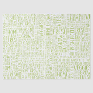 Gardener Veggies Love to Garden Tissue Paper