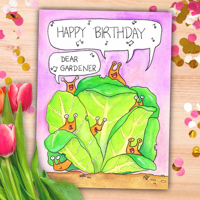 Gardener's Birthday by Nicole Janes Postcard (Creator Uploaded)