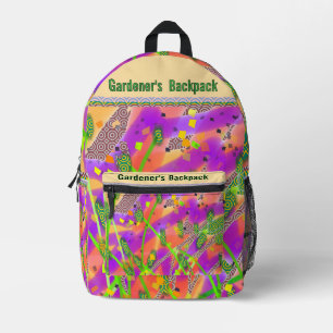 Gardener's   printed backpack