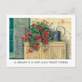 gardeners still life postcard