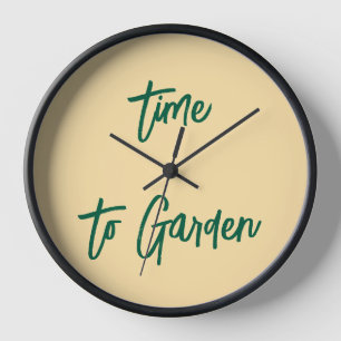 Gardener's Wall Clock