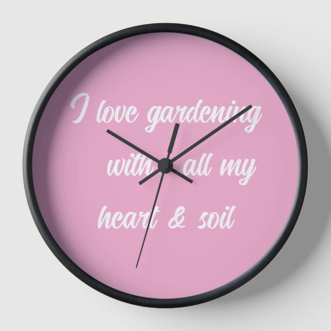 Gardener's Wall Clock  (Front)