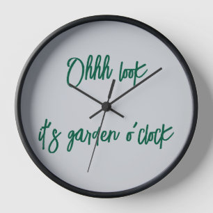 Gardener's Wall Clock